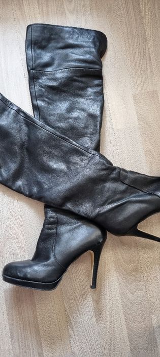 Чизми естествена кожа