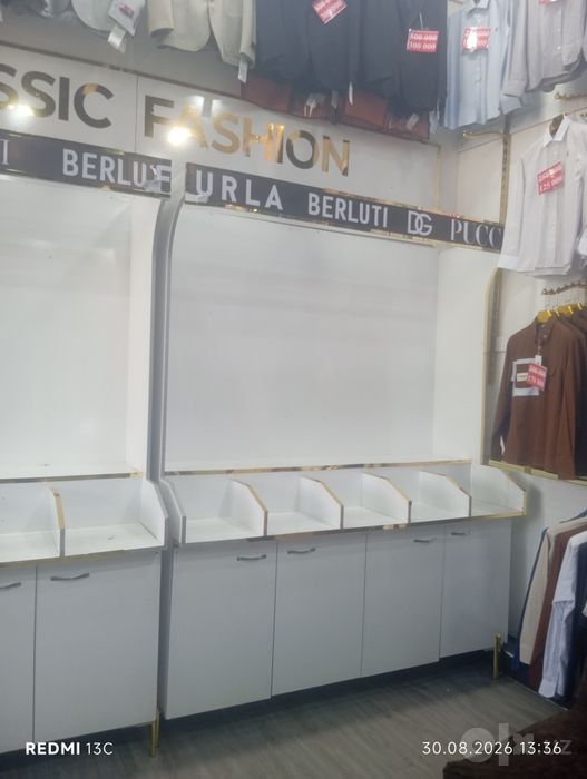 Dokonlar uchun mebel polka