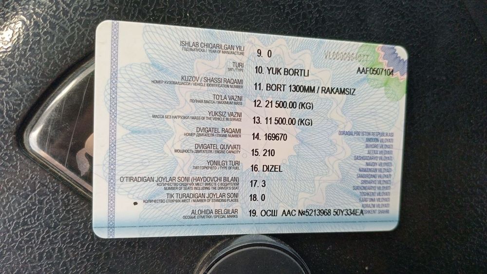 Гурзавой камаз 00