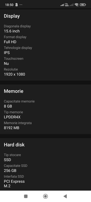 Laptop Acer aspire lite