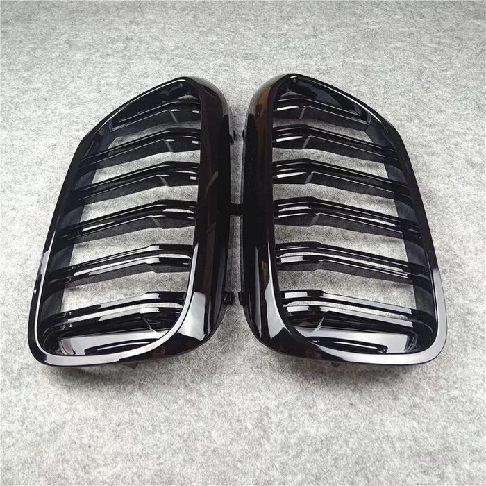 Grila nări duble negru Piano black lucios Bmw Seria 5 G30 G31 G38 F90