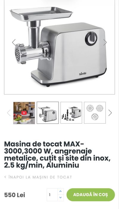 Masina de tocat Biovita
