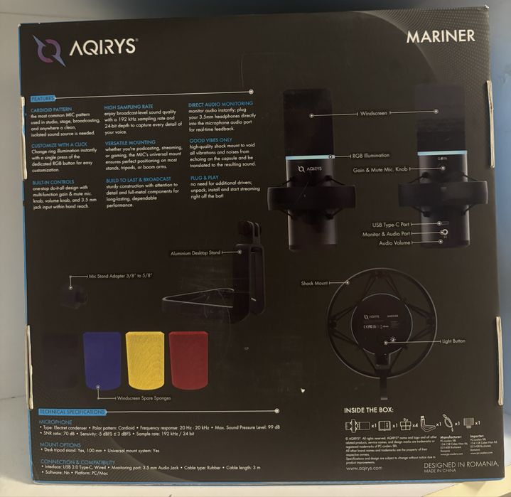 Micrphone Aqirys Mariner