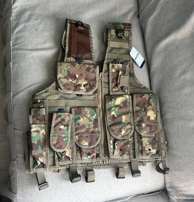 Vestă tactică militară Invictus originală MApN camuflaj combat mărim L