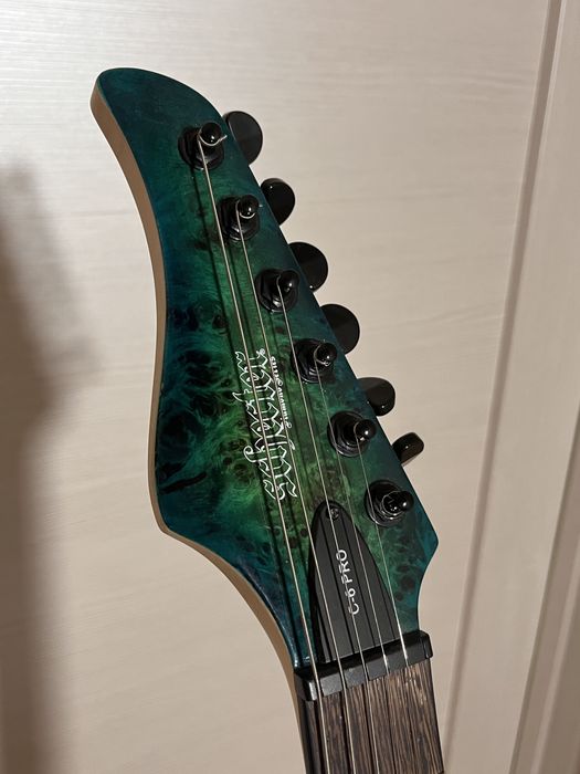 электрогитара schecter c-6 pro (aqua burst)