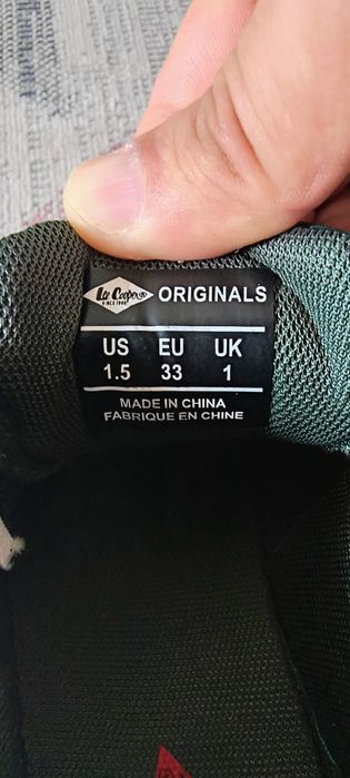Adidasi Lee Cooper noi, cu eticheta, marimea 33, 21.5-22 cm la interior