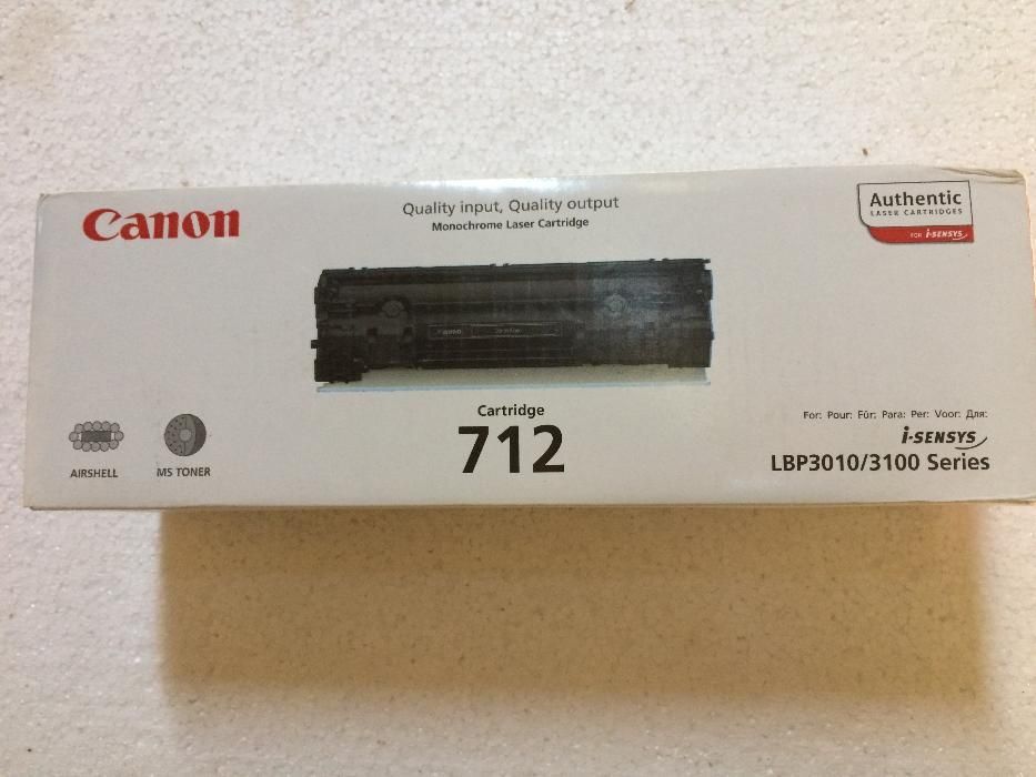 Pachet 2 bucati CANON 712 - Toner original Canon LBP 3010/3100