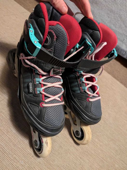 Role copii OXELO Fit 5 JR, reglabile EU 35–38