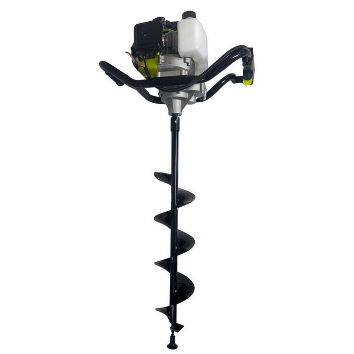 Motoburghiu pentru pamant +burghiu de 150 mm, motor 2T , 52cc, 2.3 CP