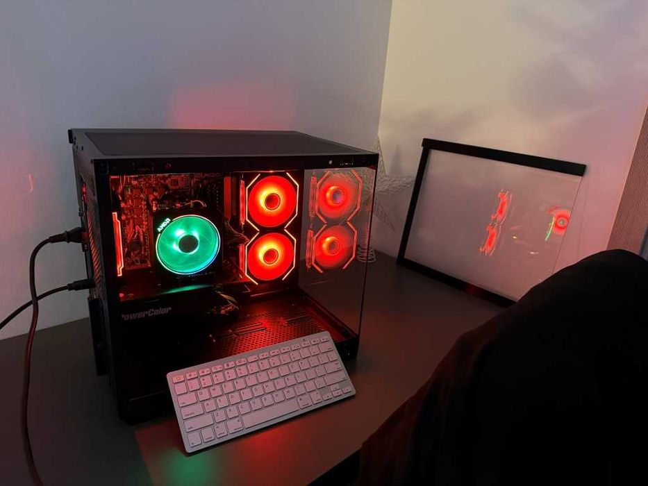 PC Gaming, Ryzen 5 2600, 16GB RAM, SSD 512GB, RX 5500 XT 8GB, SERIOUX