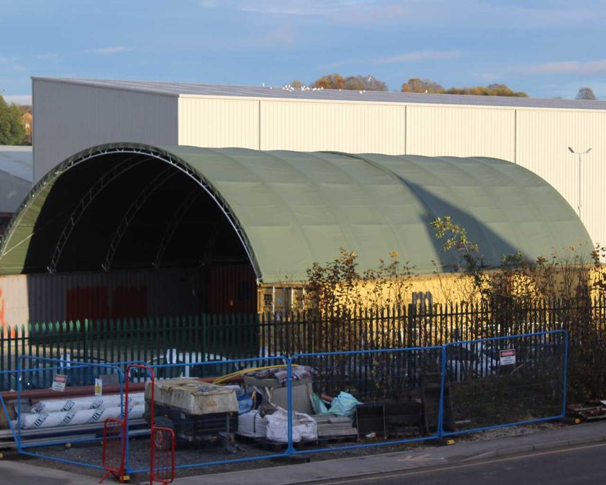 Cort/acoperis container latime 6, 8, 10, 12m, lungime 6, 12 m-HARDLIFE