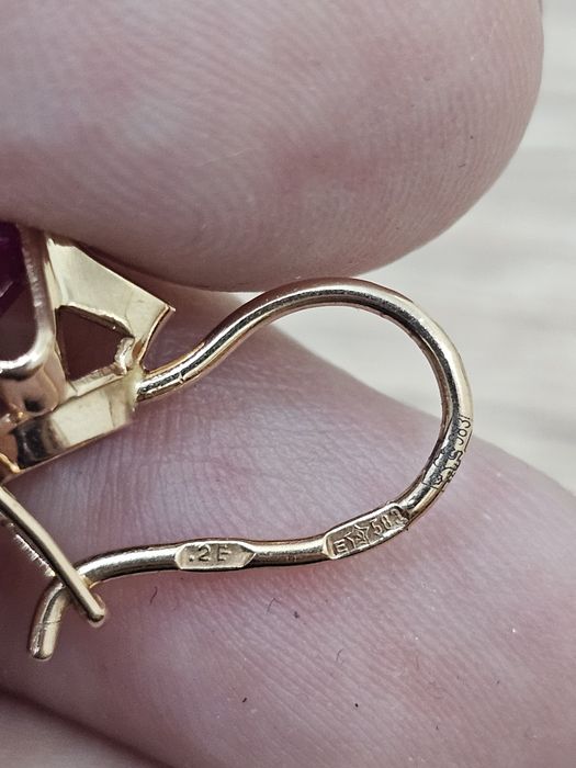 Советские серьги 583СССР