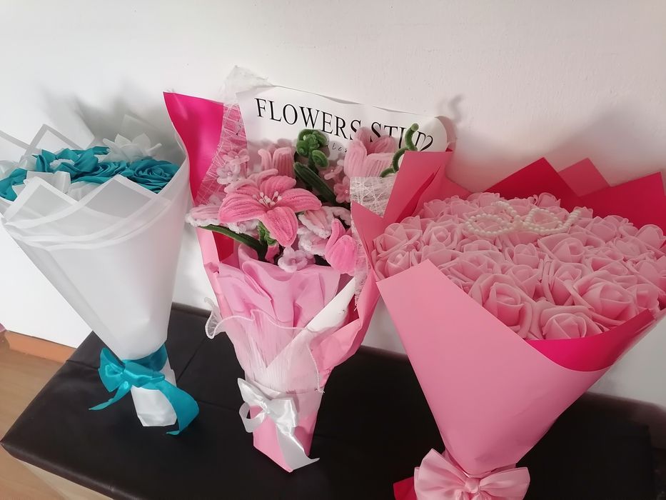 Букет от вечни рози