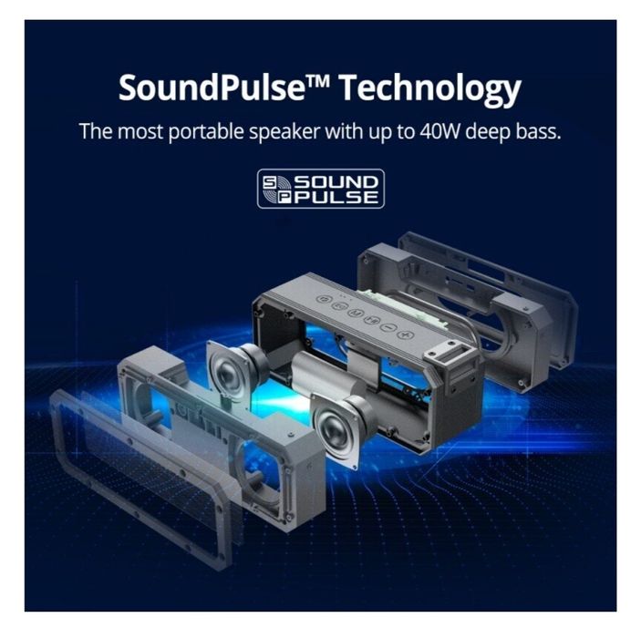 БЕЗЖИЧНА Bluetooth тонколона Tronsmart Element Force+ 40W