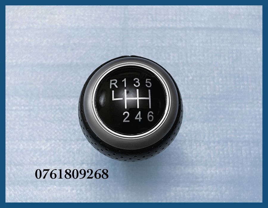 Nuca maneta schimbator piele VW Passat B5.5 / B6 / B7 / CC cu 6 trepte