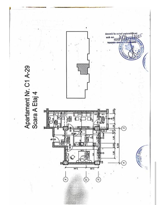 Apartament de vânzare doua camere complex Dimineții by INAMSTRO.
