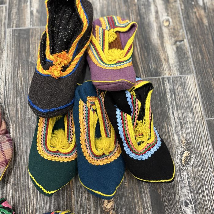 Писани терлици терлички ръчна изработка шарени