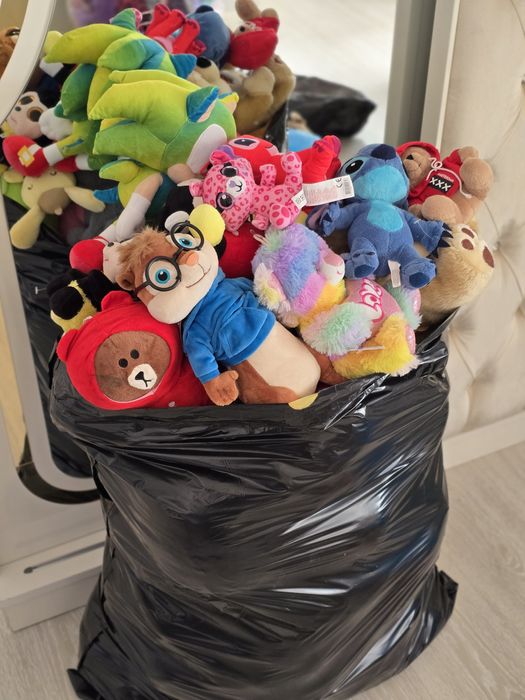 НОВИ Плюшени играчки с етикети за кранове 20-25см//20-40см//100-200см