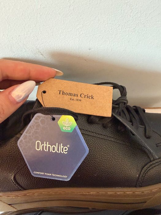 Thomas Crick кецове мъжки черни ортопедични