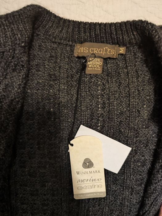 Трендовый темно серый кардиган