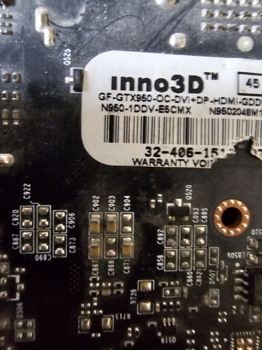 Видеокарта Gtx 950 1gb