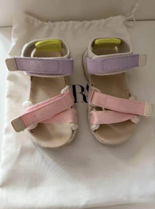 Цветни сандали за момиченце Zara, 24 номер