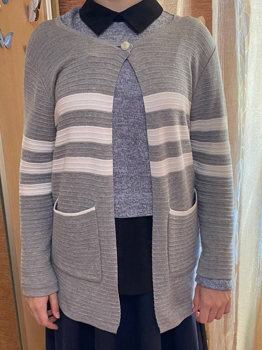 Юбка школьная синего цвета- 2500тенге