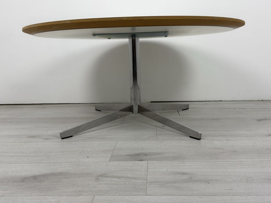 Bone стилна масичка  за кафе  в бяло с фронт от масив обзавеждане