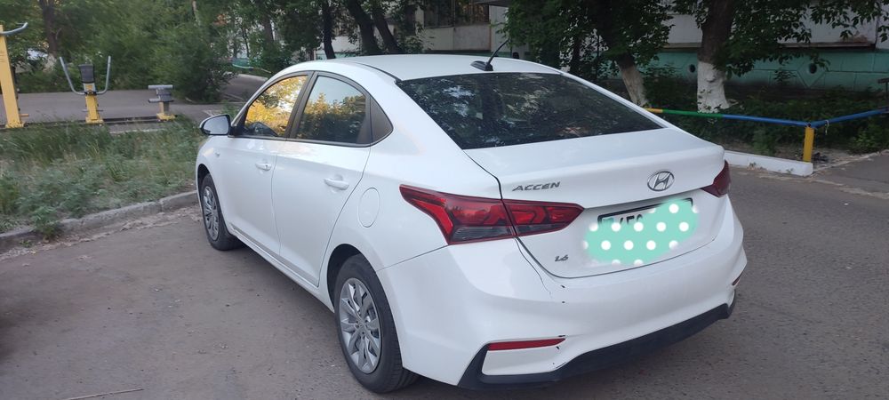 Продам Хундай Акцент 2019 года в хорошем состоянии, вложений не требуе