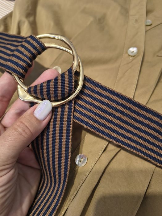 Rochie tip cămașă deosebită Mango