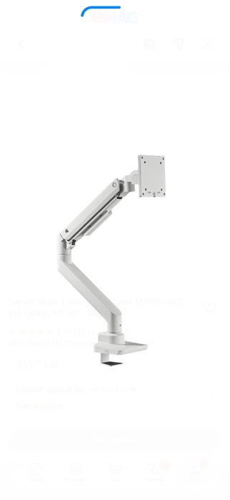 Monitor LED Lenovo  27" Full HD + suport birou