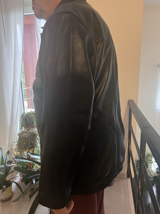Haină bărbătească din piele