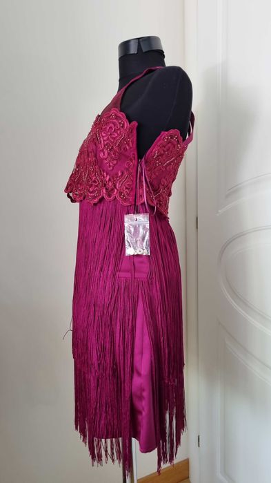 Rochie Max&CO cu franjuri masura 40IT,noua ,Made in Italy.