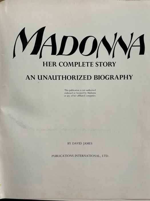 Madona biografie