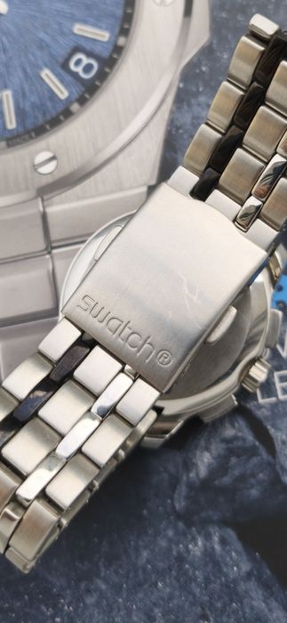 Ceas Swatch Irony Retrograde Hugo Drax James Bond 007 Villain