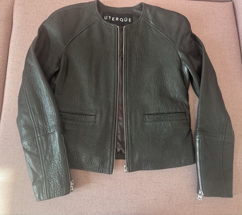 Кожанная куртка Uterque