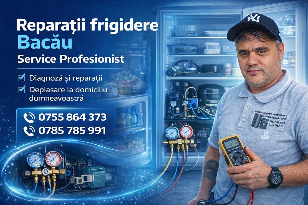 Reparații frigidere  Bacău