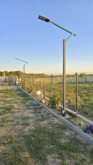 Stalp iluminat exterior/ Stalp cu lampa led/ Stalp iluminat stradal