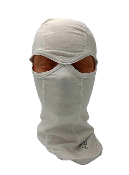 Мото боне маска бялo с една и две дупки