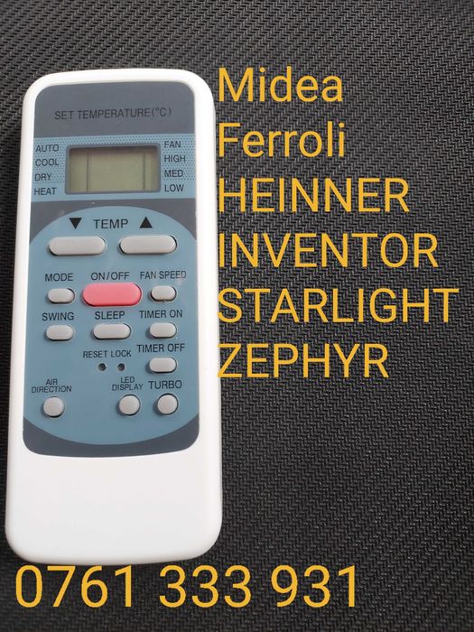 Telecomenzi Aer Conditionat Beko Nordstar Chigo Alizee Platinium StarLight Aux Neo Lg Samsung Luxor Akai Heinner