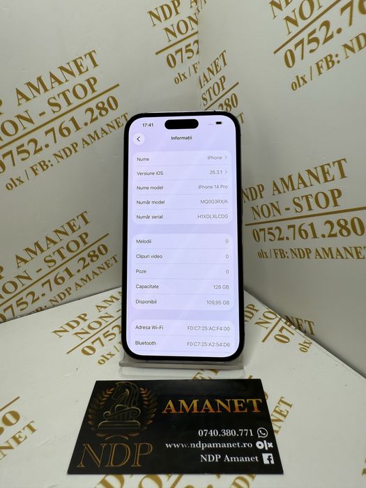 NDP Amanet Braila Iphone 14 Pro(54431)