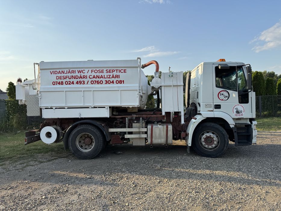 Servicii VIDANJARE si IGENIZARE canalizare in JUD Vrancea