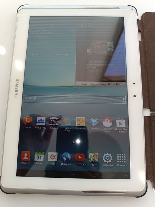 Taблет Samsung Galaxy Tab2 P5110 10.1", 16GB, Wi-Fi, Android 4.0, Бял