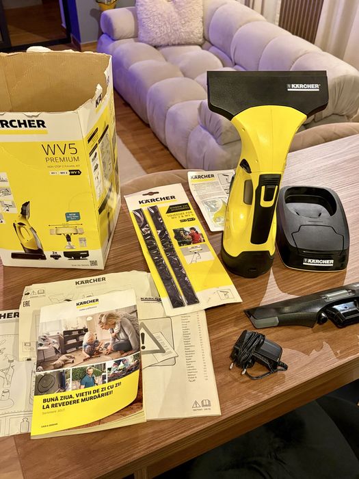 Aspirator geamuri Karcher WV5 Premium Non-Stop Cleaning Kit