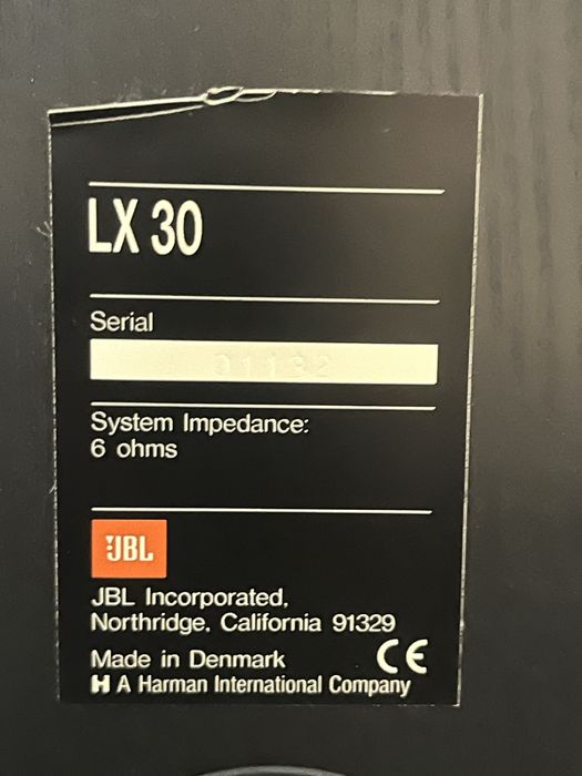 Boxe JBL LX30 150w 6ohmi