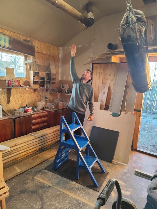 Scaun scară 2 în 1