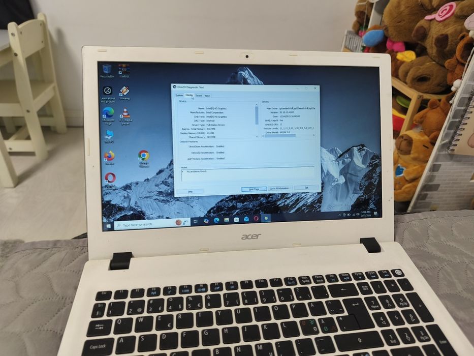 Laptop nou gaming  Acer i5 Ram 8Gb video 4Gb ssd Win 10 office ROBLOX