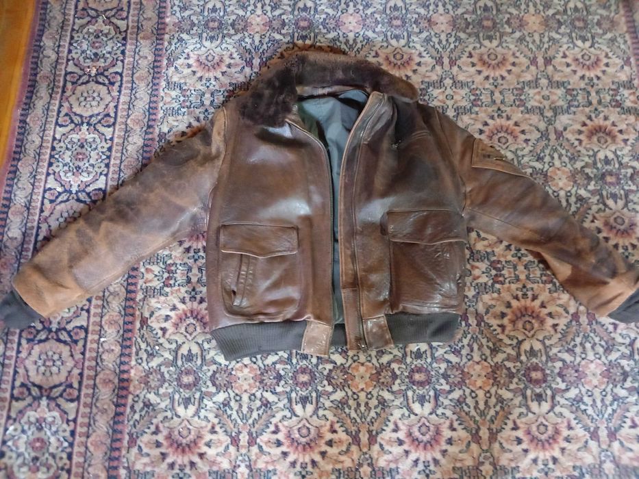 vand Geaca piele aviator tip A2 marime XL