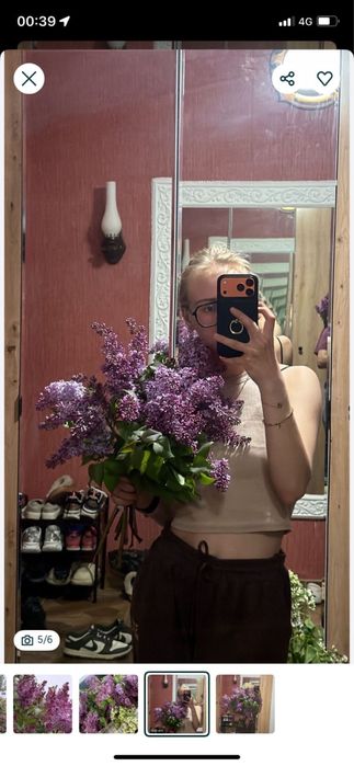 Сирень букет и веточка