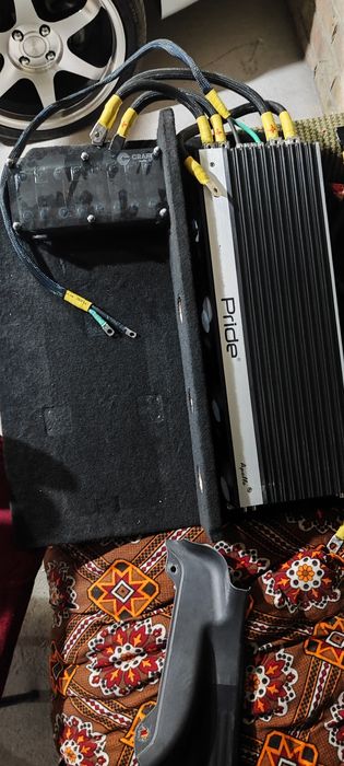 Subwoofer Pride m35, Pride apollo 5000w,2 секция титонат и фальш пол.